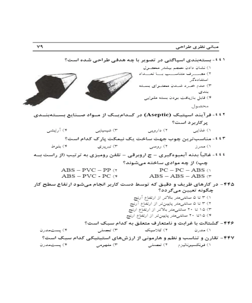 مبانی نظری طراحی صنعتی - نمونه چهارم - جزیره کتاب های الکترونیکی